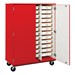 Tall Mobile Heavy-Duty Tray Storage Cabinet w/ 36 Trays